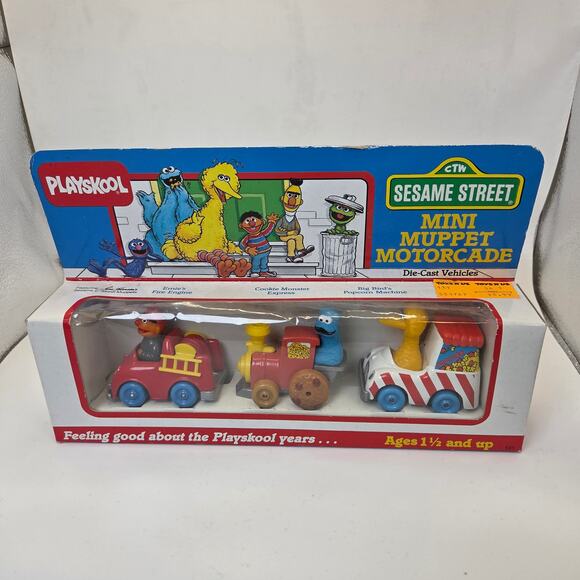 1985 Playskool Sesame Street Mini Muppet Motorcade Die-Cast Vehicles - Picture 1 of 10